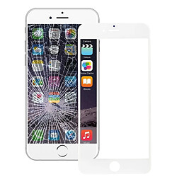 Wewoo Pour iPhone 6 Lentille extérieure Transparent en verre avec écran frontal Cadre LCD et OCA Adhésif optiquement blanc pièce détachée