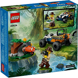 LEGO® City 60424 Le tout terrain de l'explorateur de la jungle et le panda roux