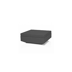 Sofa Bain de Soleil Lounge Pouf Vela Vondom Anthracite 