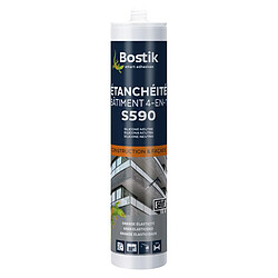 Mastic S590 Étanchéité bâtiment 4 en 1 BOSTIK Noir - 30615833