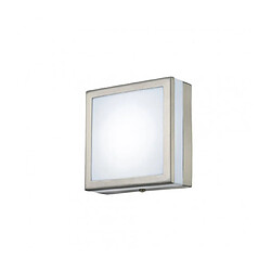 Luminaire Center Applique murale Aldo Acier inoxydable 1 ampoule 12cm Coloris : Acier inoxydableNombre d'ampoules : 1Type d'ampoule : LED intégréPuissance Max en Watts (W) : 2,4Ampoules incluses : Oui intégréIP44Température de couleur LED en