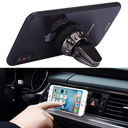 Wewoo Support Holder bronze pour iPhone, Samsung, Sony, Lenovo, HTC, , et autres Smartphones Silicone Sucker universel de de téléphone de ventilation d'air de voiture 