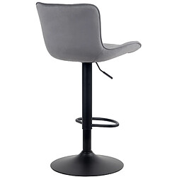 Non Tabouret de bar Linus velours pas cher