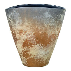 Vase Alexandra House Living Gris Cuivre Verre 28 x 46 x 23 cm