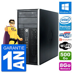 PC Tour HP Compaq Pro 6300 CMT Intel G630 RAM 8Go Disque 500Go Windows 10 Wifi - Occasion