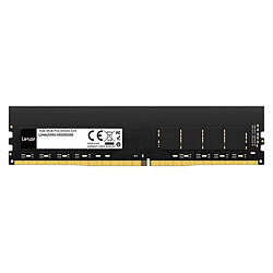 Lexar LD4AU016G-B3200GSST Mémoire PC 16Go DDR4 3200MHz CL22 288-Pin U-DIMM Noir