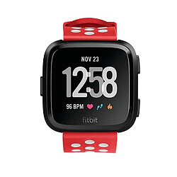 Avis Wewoo Pour Fitbit Versa Simple Bracelet De Montre En Silicone Rouge