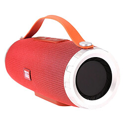 Wewoo Enceinte Bluetooth Haut-parleur stéréo V4.2 sans fil portable T & G TG109 avec poignéemicro intégréprise en charge des appels mains librescarte TFentrée AUX et FM rouge