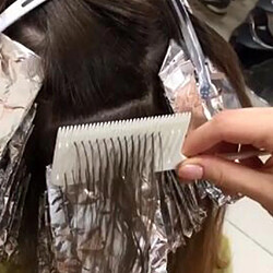 Tissage de Coupe Résistant à La Chaleur Professionnel Mettant En évidence Le Salon de Peigne D'aluminium