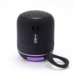 Yonis Mini Enceinte Bluetooth Portative LED Stéréo TWS Son Puissant Autonomie Longue Mini Enceinte Bluetooth TWS LED Son Stéréo Portable Puissante Autonomie Longue Noir YONIS