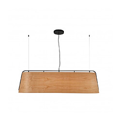 faro Suspension bois noir Stood 5 ampoules