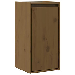 vidaXL Armoire murale Marron miel 30x30x60 cm Bois de pin massif