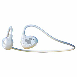 Casque Bluetooth Sans Fil Air Conduction Oreille Ouverte Écouteur Stéréo Casque De Sport Léger Blanc Mickey 