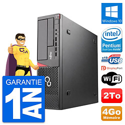 PC Fujitsu Esprimo E720 DT Intel G3220 RAM 4Go Disque Dur 2To Windows 10 Wifi - Occasion