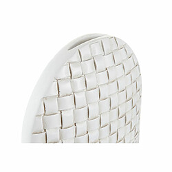 Vase DKD Home Decor Blanc Résine Moderne (18 x 6 x 28 cm)