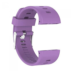 Wewoo Bracelet pour montre connectée Dragonne Sport en silicone POLAR V800 Violet 