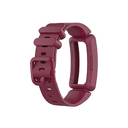 Wewoo Bracelet pour montre connectée en silicone Smartwatch Fitbit Inspire HR Fil rouge 