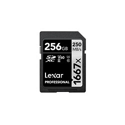 Lexar SDXC, 256 GB 256 Go UHS-II Classe 10