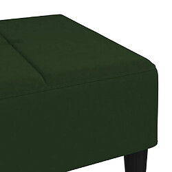 Acheter vidaXL Repose-pied Vert foncé 78x56x32 cm Velours