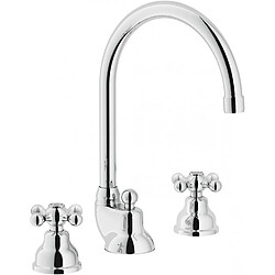 Nobili Mélangeur lavabo 3 trous rétro chromé Grazia GRC5012/1CR