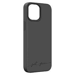 Coque iPhone 13 Mini Recyclable Just Green Noir