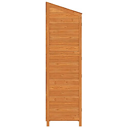 Acheter vidaXL Remise de jardin Marron 102x52x174,5 cm Bois de sapin solide