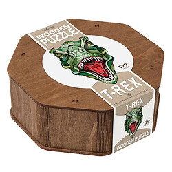 Youdoit Puzzle en bois coloré - T-Rex 24,4 x 40 cm 