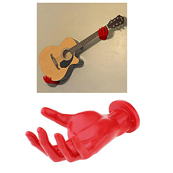 Avis Support De Suspension Pour Guitare Support Mural Pour Guitare Guitares Home Studio Decor Rouge Droite