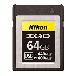 NIKON carte XQD 64Go R440/W400