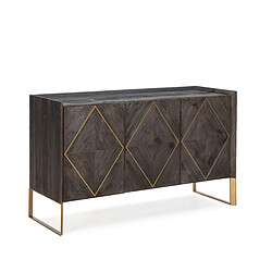 Acheter Buffet Thai Natura Gris Doré Fer Bois d'épicéa 146 x 88 x 50 cm