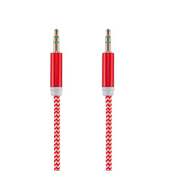 Câble audio Tellur Basic aux jack 3,5 mm, 1 m, rouge