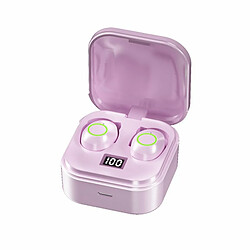 Tg01 02 Mini Bluetooth-Compatible 5.1 Casque Sans Fil Affichage Numérique Tws Stéréo In-Ear Touch-Control Écouteur Tg02Mini Rose