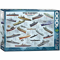 Puzzle 1000 piAces Eurographics Navires de guerre de la Seconde guerre mondiale (6000-0133) 