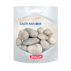 ZOLUX Galets naturel Pierre de lune (Lot de 2).