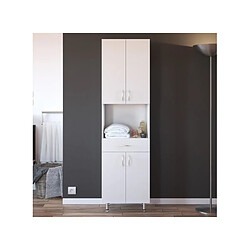 Youdoit Armoire de salle de bain 50 cm - Blanc Mat