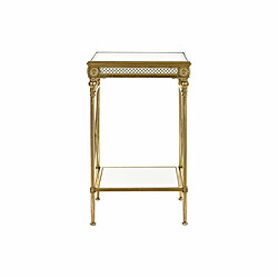 Avis Table d'appoint DKD Home Decor Miroir Doré Métal Arabe (40 x 40 x 65 cm)