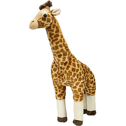 Wild Republic peluche girafe debout de 64 cm jaune marron 