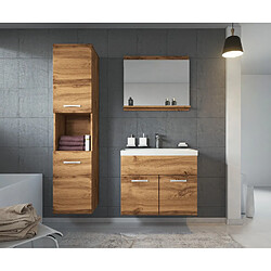 Auco Meuble de salle de bain Montreal 60 cm lavabo Wotan - Armoire de rangement Meuble lavabo evier Meubles