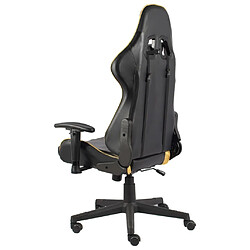 Acheter Maison Chic Chaise de jeu, Chaise gaming pivotante, Fauteuil gamer d'ordinateur,Chaise de Bureau Doré PVC -GKD60563