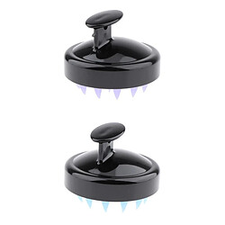 Peigne de Massage Capillaire En Silicone 2 Pièces pour Bébés brosse cuir chevelu massage tête relaxante