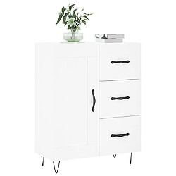 Avis Maison Chic Buffet,Meuble de Rangement,commode pour salon,Cuisine blanc 69,5x34x90 cm bois d'ingénierie -MN15738