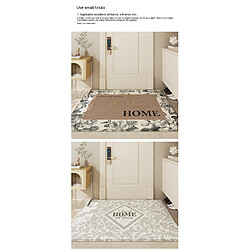 LUUCOZK Tapis de porte avant antidérapants pour entrée intérieure – Motif 4-120x180cm pas cher