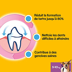 Pedigree Dentastix - Friandises pour Petit Chien, 112 Bâtonnets à Mâcher pour L'hygiène Bucco-Dentaire (16 Sachets de 7 Sticks)