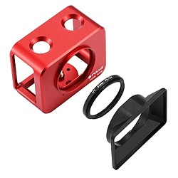 Wewoo Pour Sony RX0 Cage de rouge protection en alliage d'aluminium + 37mm UV filtre + parasol parasole avec vis et tournevis 