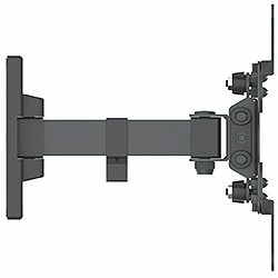 Acheter Arte Video Manhattan 461399TV mural universel inclinable et orientable adapté pour les écrans de 33,02106,68cm 1342`` jusqu'à 20kg Construction en acier robuste Noir