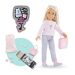 Coffret Valentine Shopping COROLLE GIRLS - poupée mannequin - 6 accessoires - 28 cm - Des 4 ans pas cher