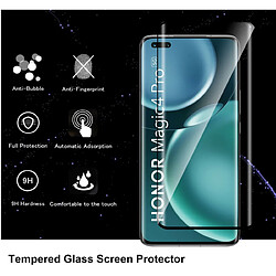 Htdmobiles Verre trempe pour Huawei Honor Magic4 Pro 5G - film de protection incurve integral - NOIR