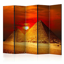 Paris Prix Paravent 5 Volets The Giza Necropolis Sunset 172x225cm