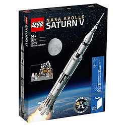 LEGO 92176 Ideas NASA Apollo Saturn V Ensemble de Construction pour collectionneurs avec présentoir pour Exposition