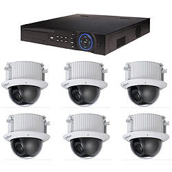 Kit de Vidéosurveillance Dahua DVR HCVR8208AS3 et 6 Caméras Dôme SD52C225IHCS2